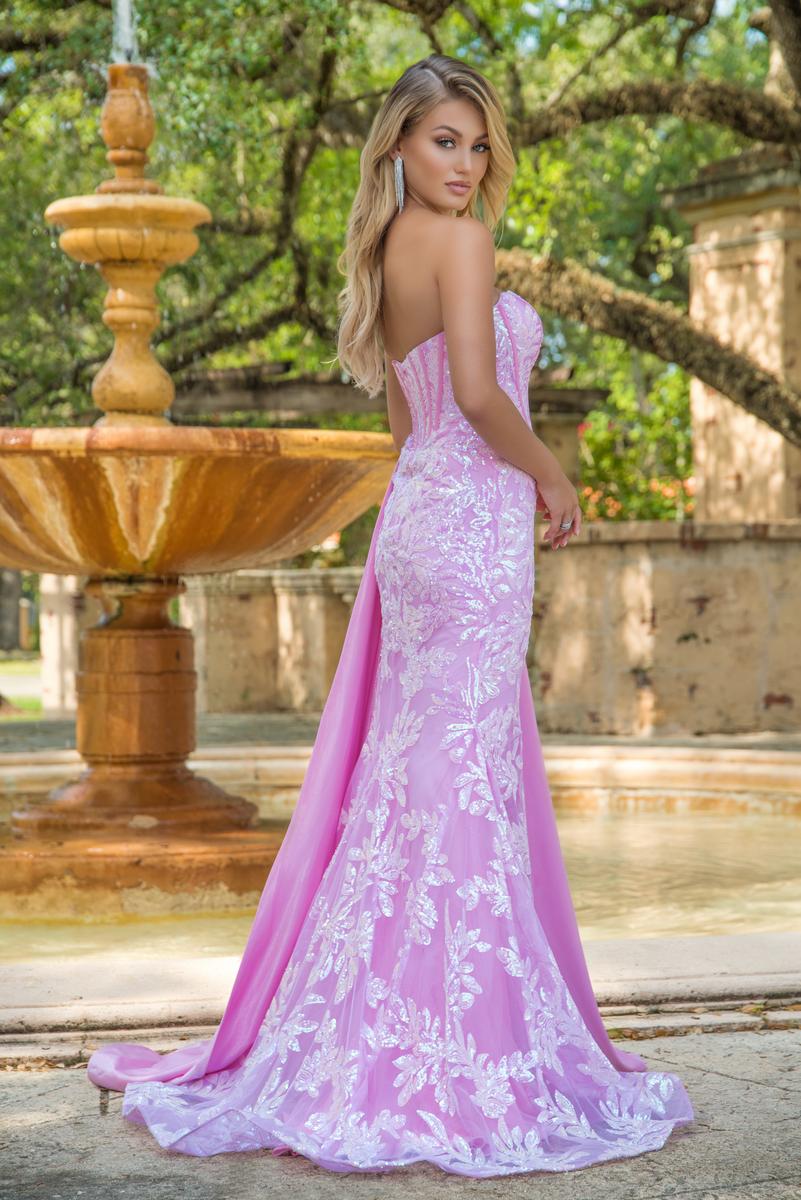Ava Presley Strapless Corset Prom Dress 28291 - Image 6