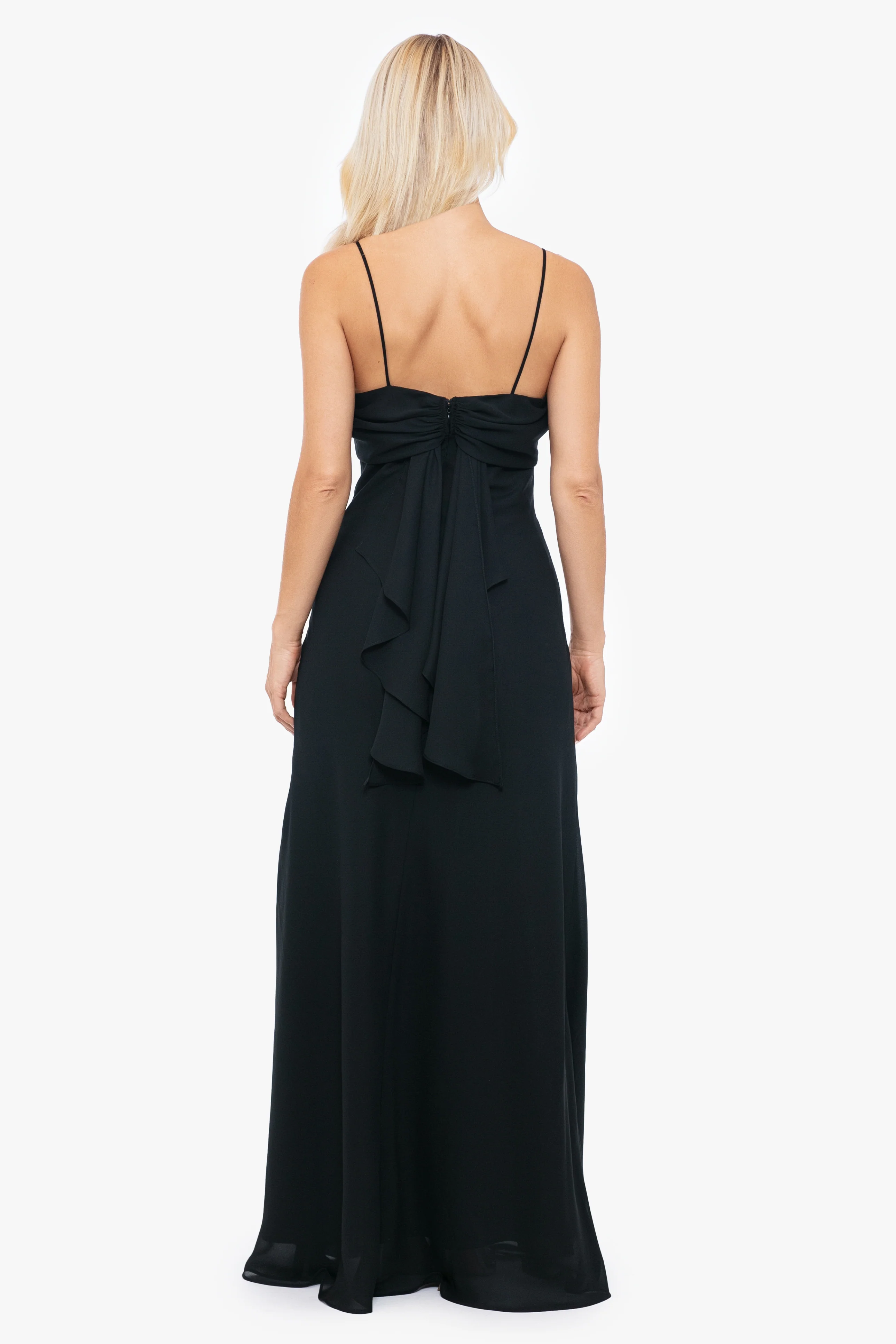 Betsy & Adam Cowl Neck Prom Dress A5580 - Image 3