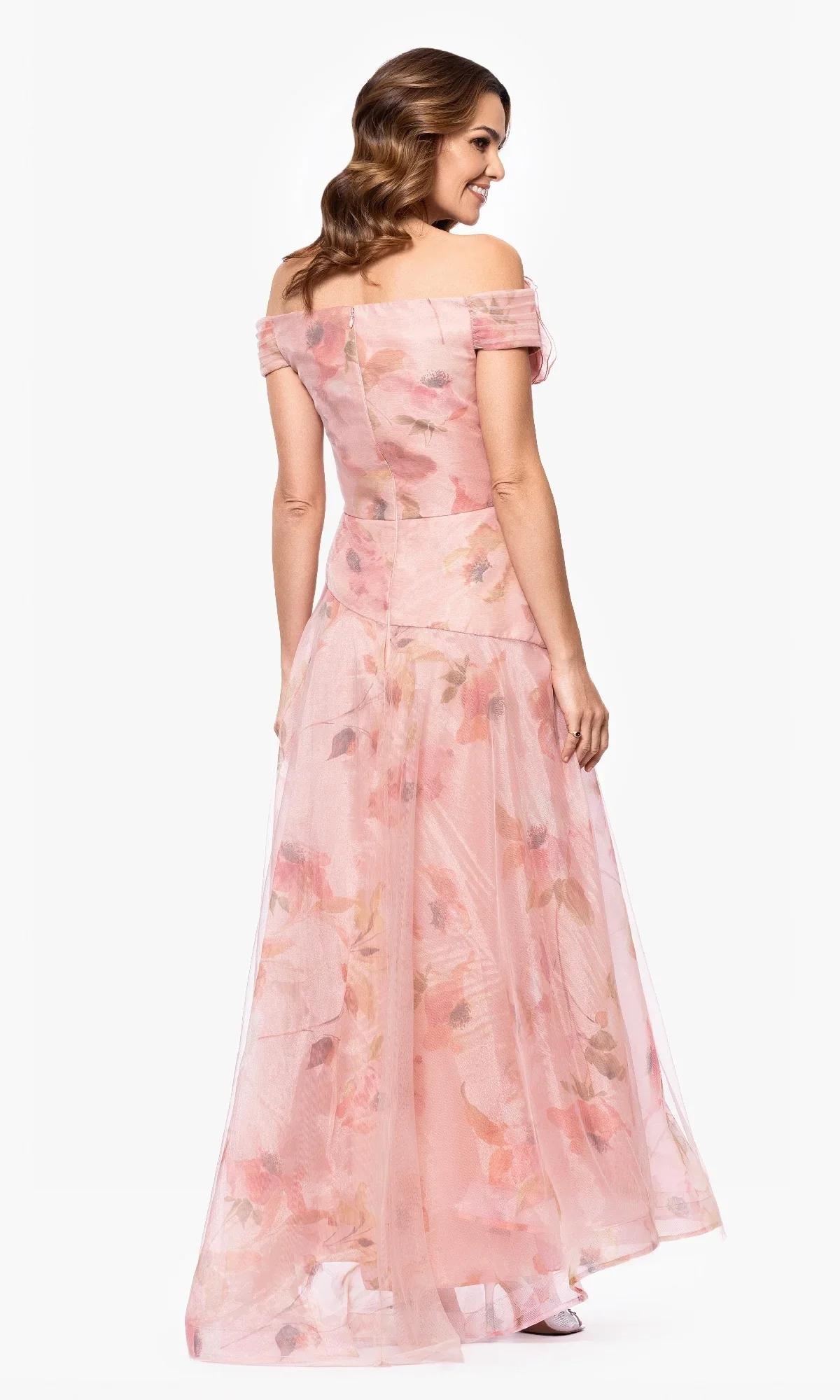 Betsy and Adam Floral Print Dress A27103 - Image 3
