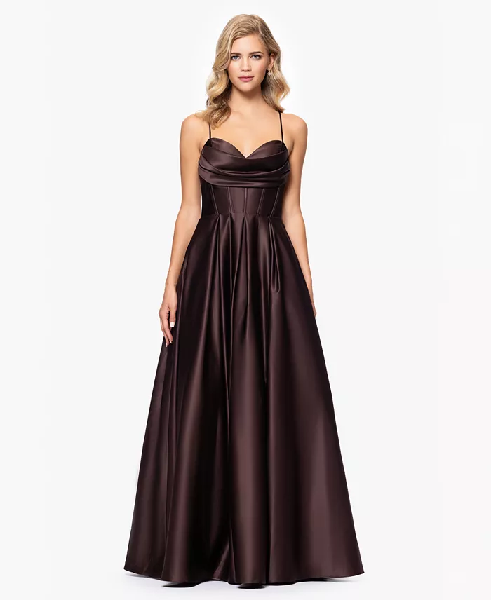Blondie Nites A-line Corset Dress 3946BN - Image 4