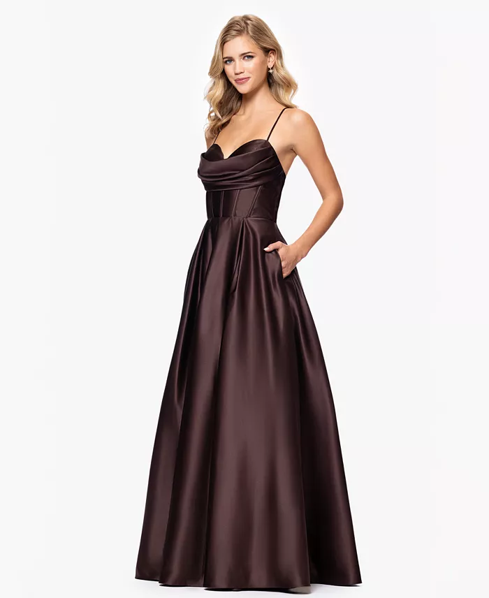 Blondie Nites A-line Corset Dress 3946BN - Image 6