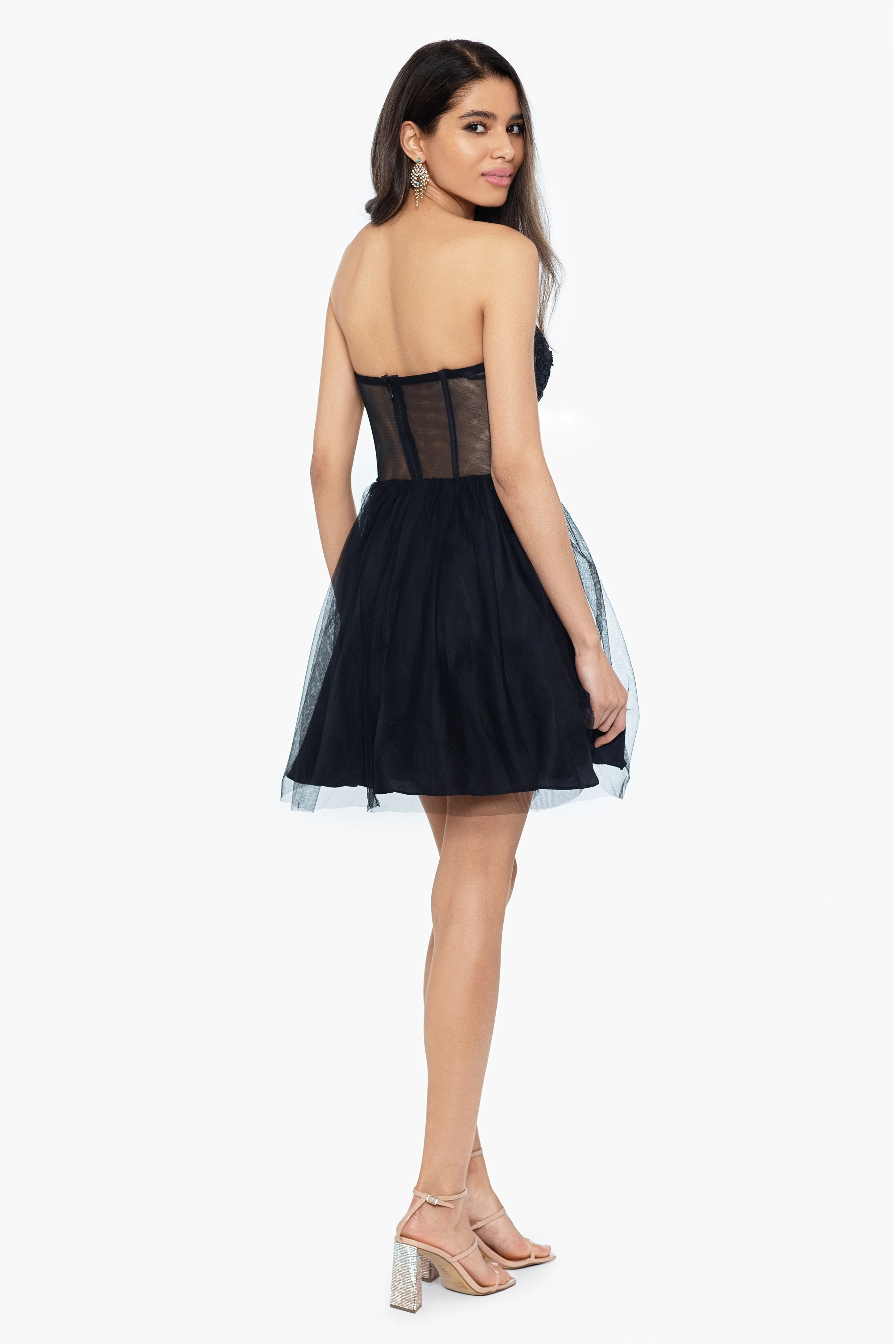 Blondie Nites Corset Homecoming Dress 3793BN - Image 4