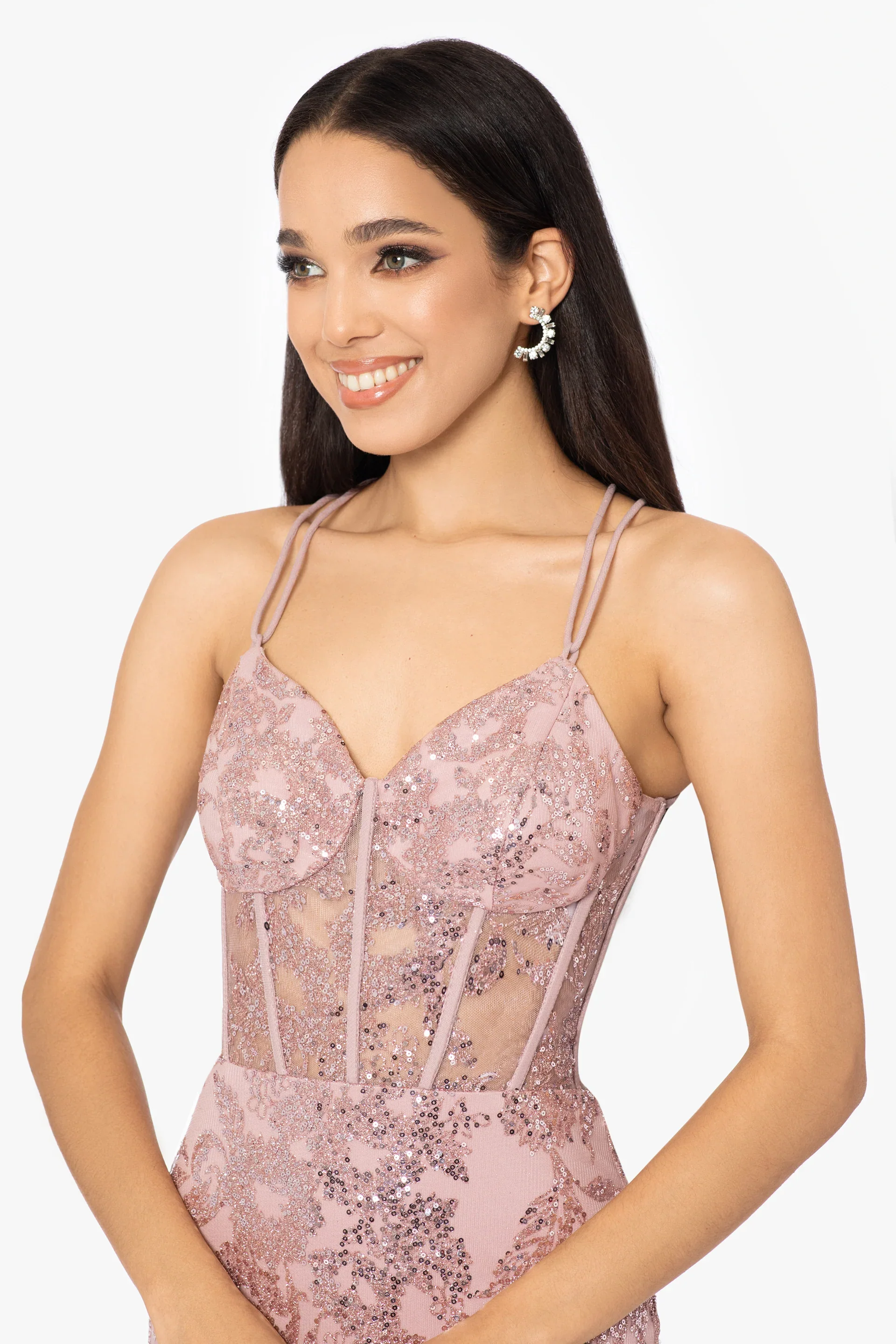 Blondie Nites "Tammi" Mermaid Tieback Dress 3960BN - Image 2