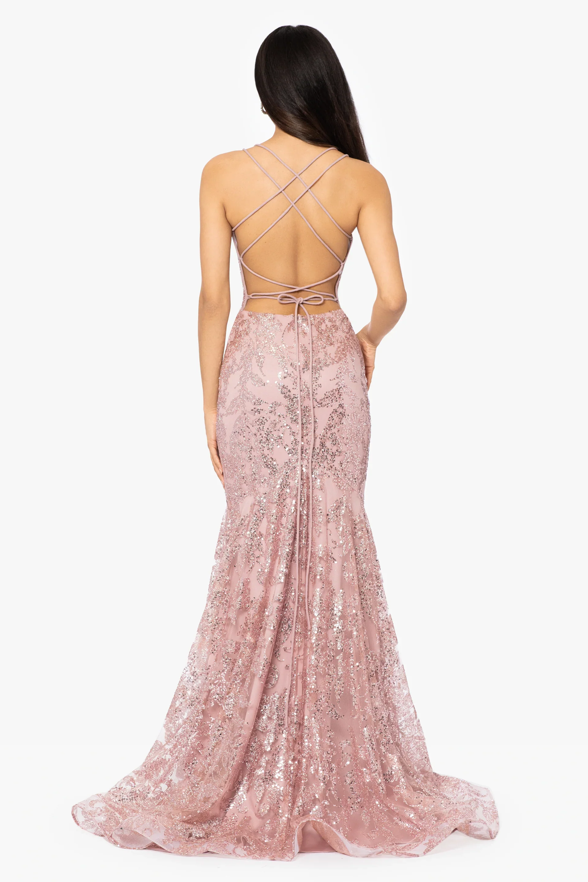 Blondie Nites "Tammi" Mermaid Tieback Dress 3960BN - Image 3