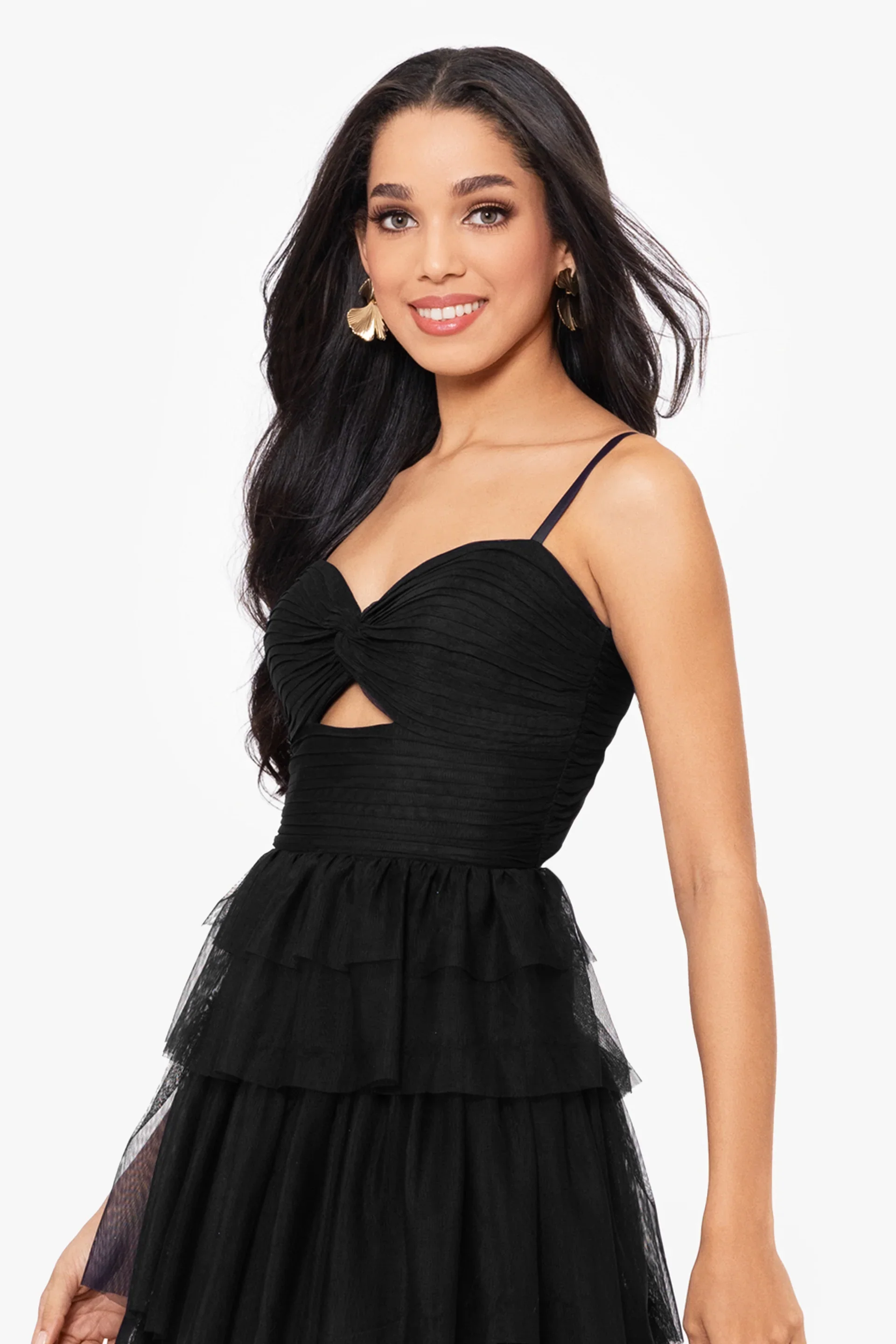 Blondie Nites "Tyler" Mesh Tiered Dress 4637BN - Image 6