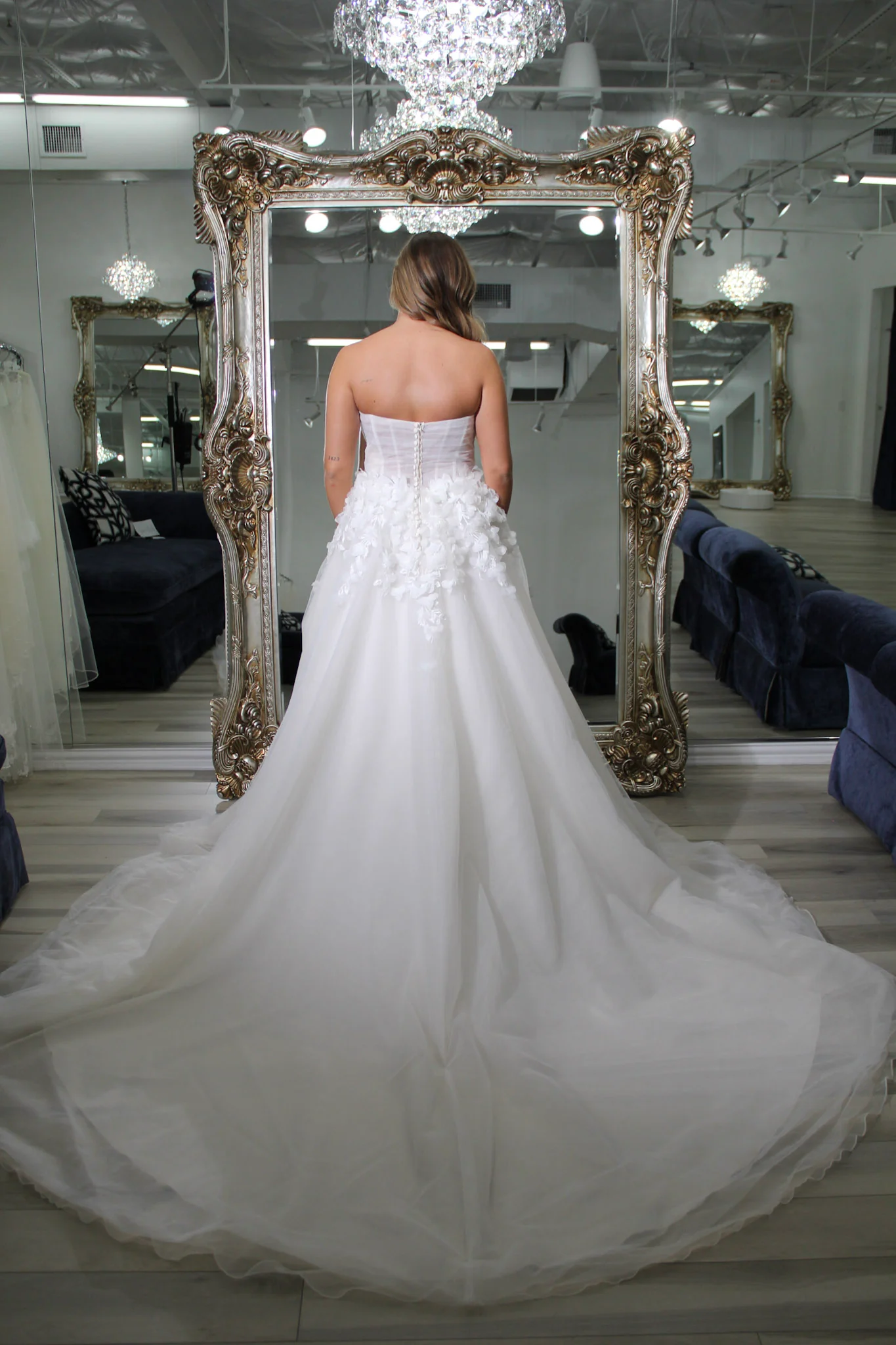 Blu Bridal by Morilee Rosalie Ruched Wedding Dress 4482 - Image 3