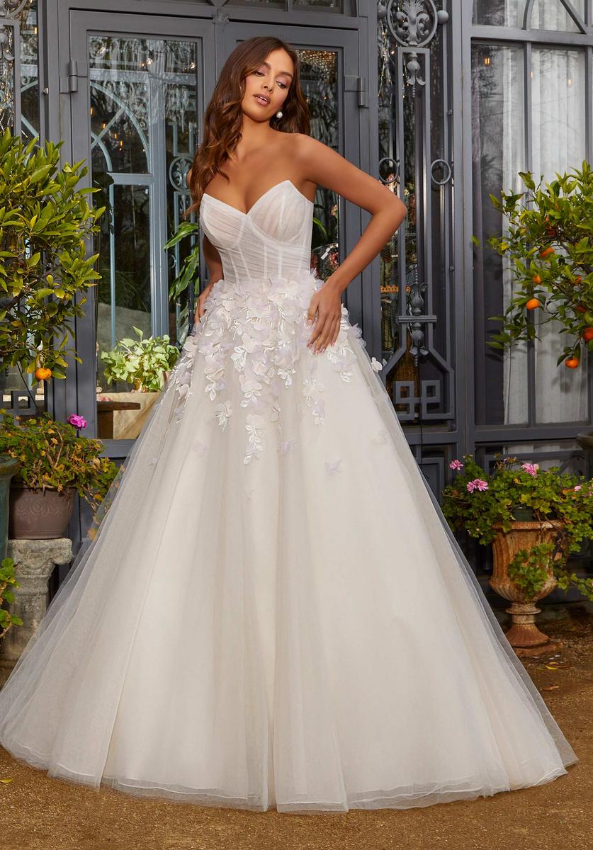 Blu Bridal by Morilee Rosalie Ruched Wedding Dress 4482 - Image 4