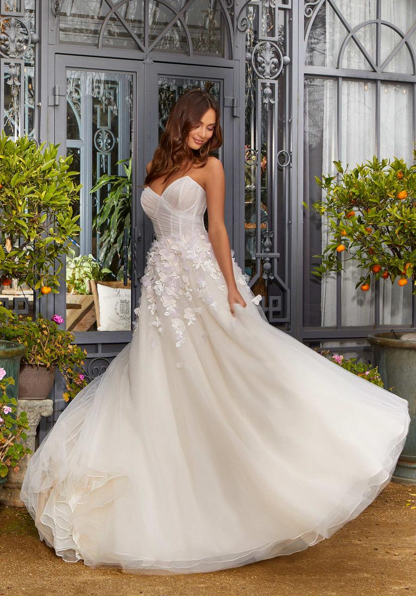 Blu Bridal by Morilee Rosalie Ruched Wedding Dress 4482 - Image 9