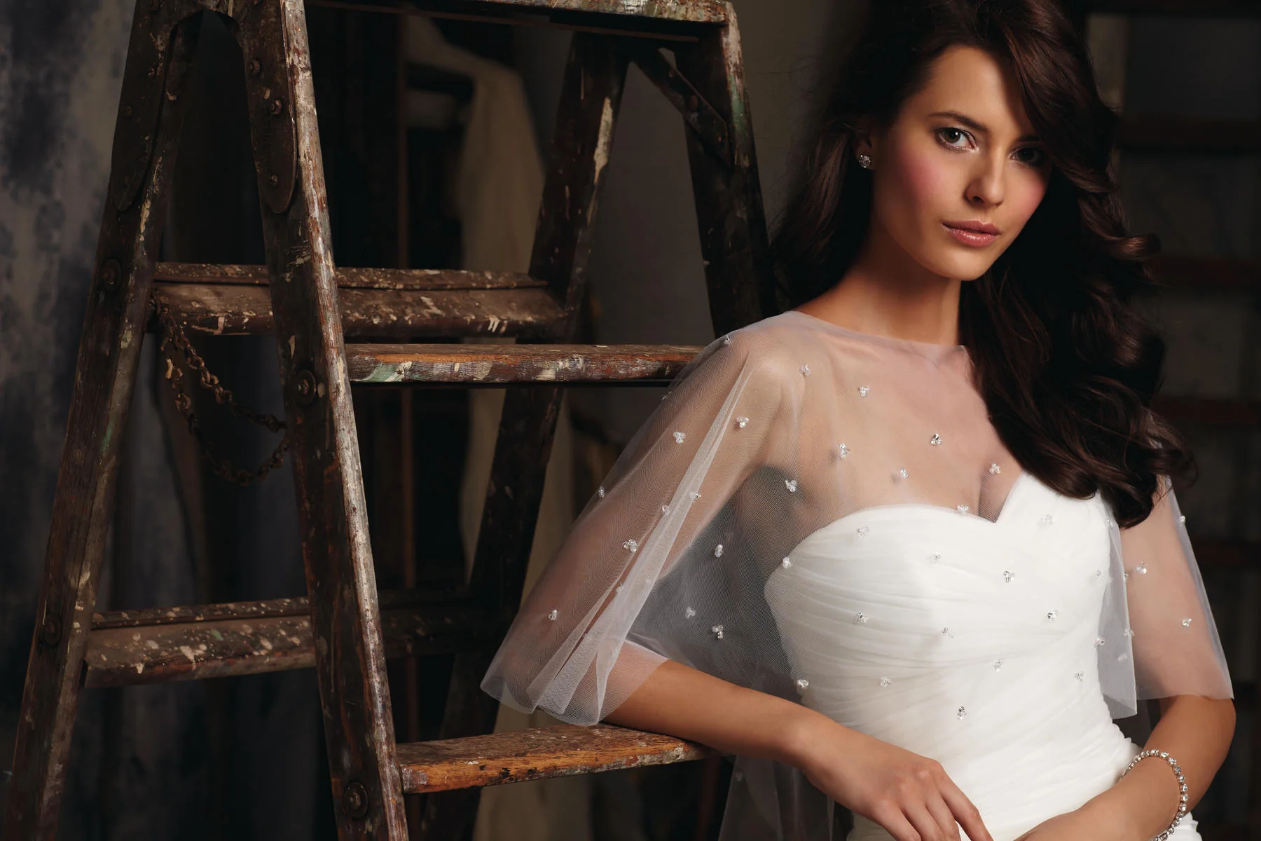 Blu Bridal by Morilee Tulle Mermaid Bridal Gown 5108 - Image 4