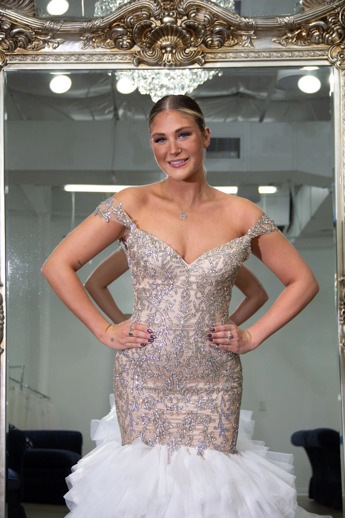 Bridal One of a Kind Bridal Gown OOAK101 - Image 3