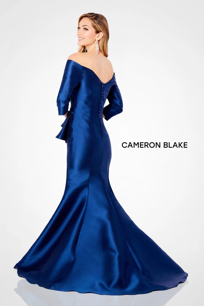 Cameron Blake Trumpet Mikado Evening Dress 221686 - Image 3