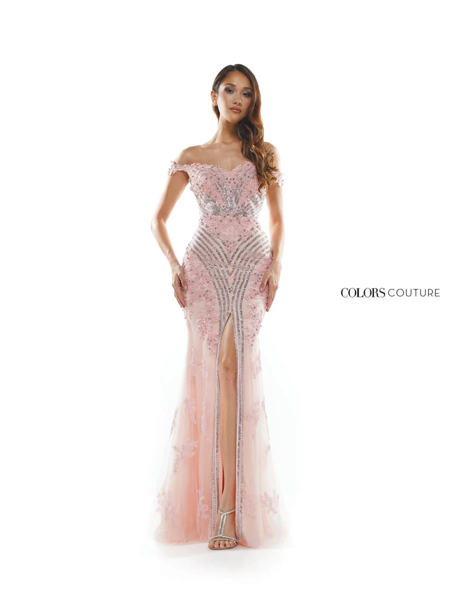 Colors Dress Tight Beaded Prom Dress J131 - Image 5