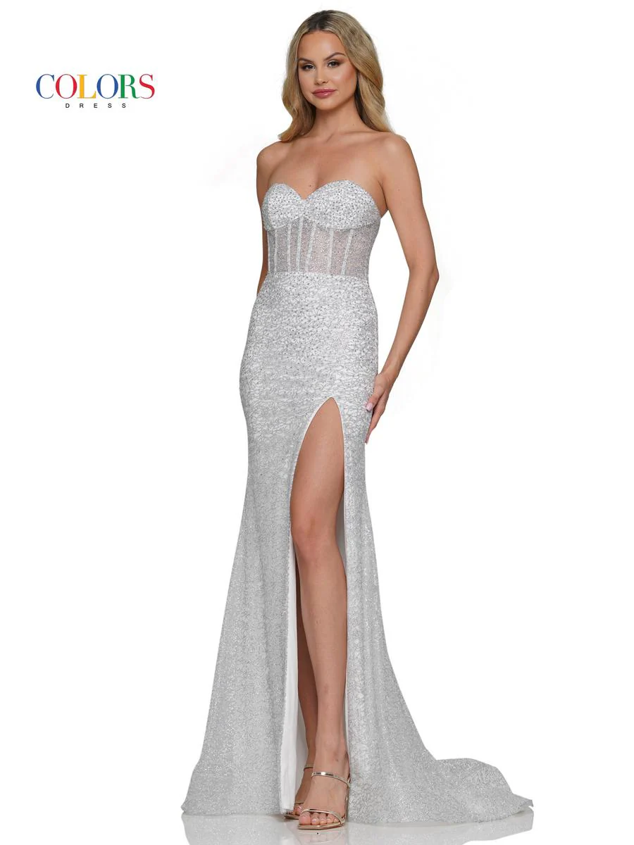 Colors Tight Corset Prom Dress 3103 - Image 5