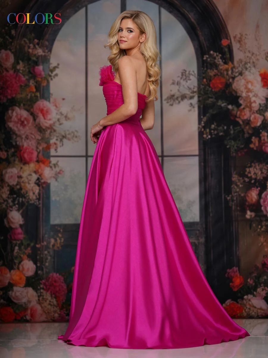 Colors Dress Strapless Ballgown Prom Dress 3737 - Image 2