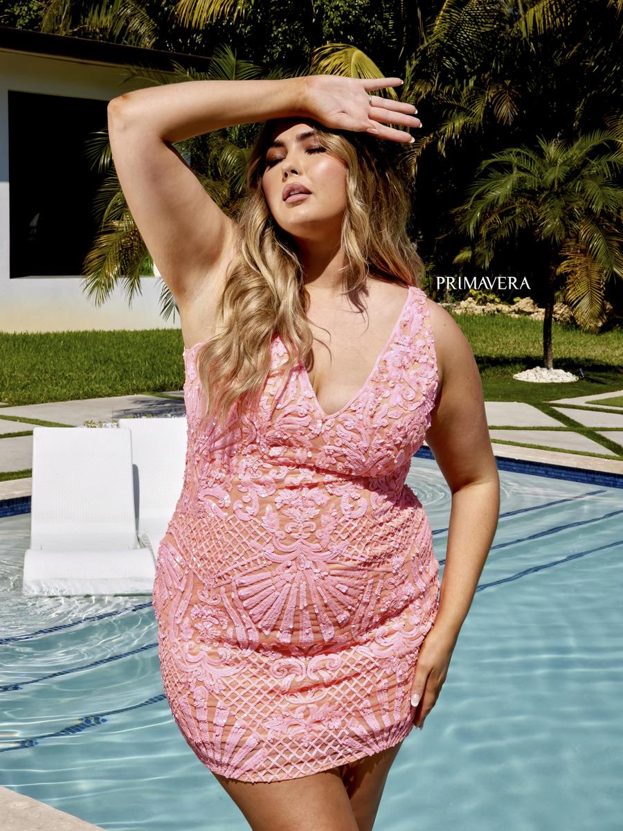 Curvy by Primavera Dress 14024 - Image 5