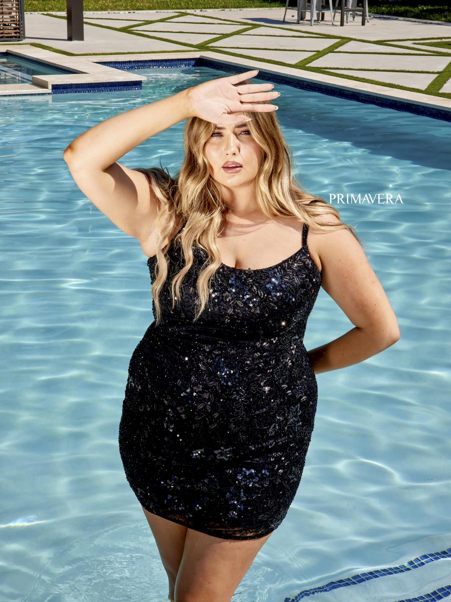 Curvy by Primavera Dress 14028 - Image 3