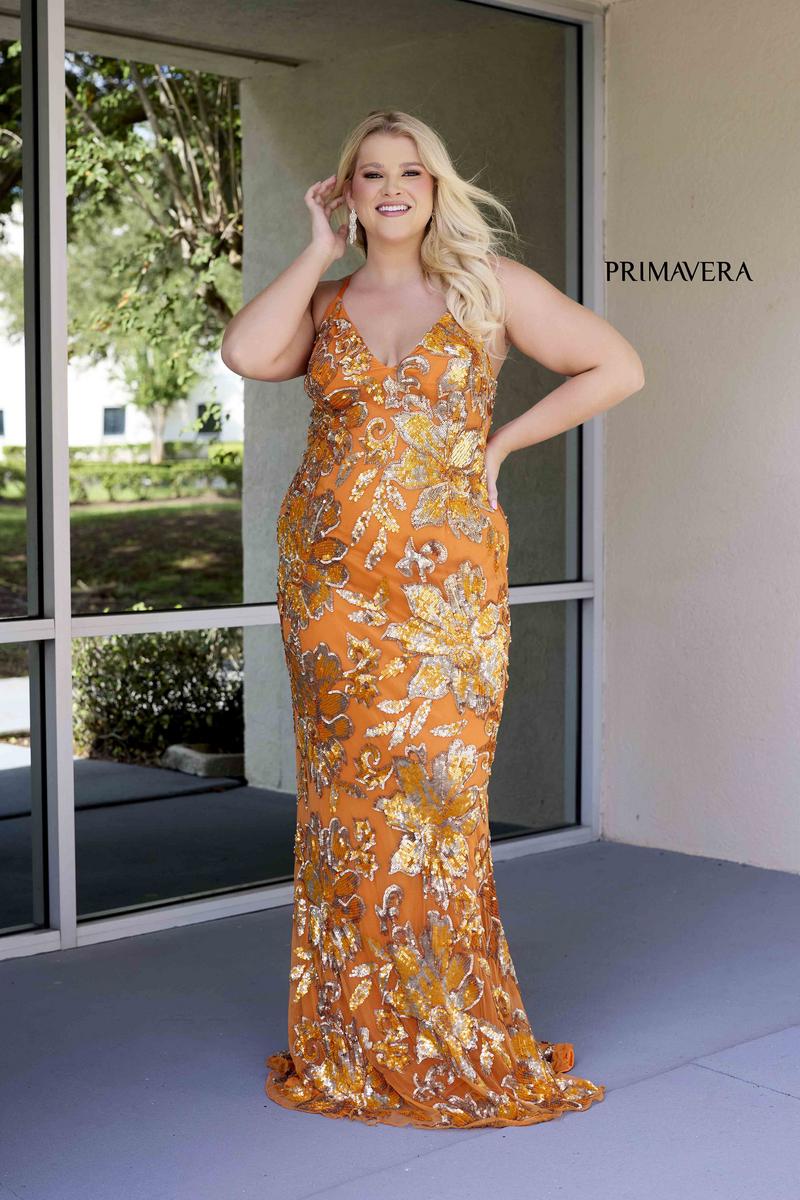 Curvy by Primavera Dress 14076 - Image 3