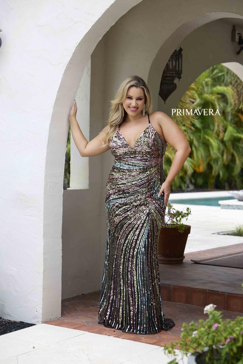 Curvy by Primavera Dress 14082 - Image 3