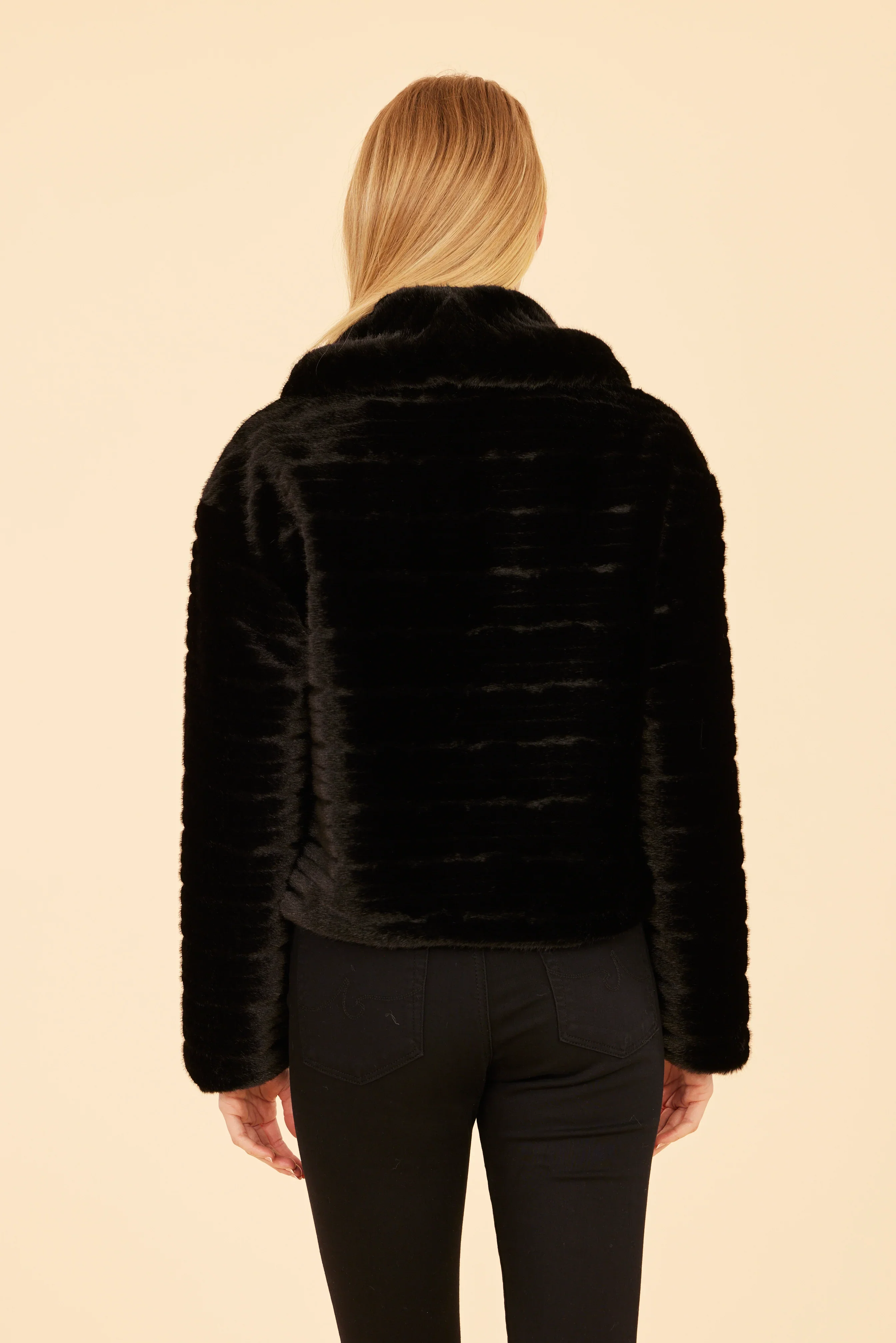 Dolce Cabo Faux Mink Grooved Jacket 75627 - Image 13