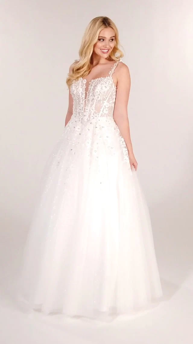 Ellie Wilde Lace Glitter Dress EW120014