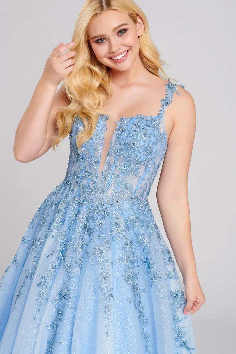 Ellie Wilde Lace Glitter Dress EW120014 - Image 9