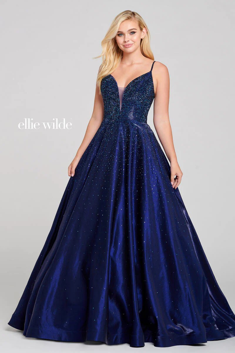 Ellie Wilde Long Jersey Ball Gown EW121005 - Image 2