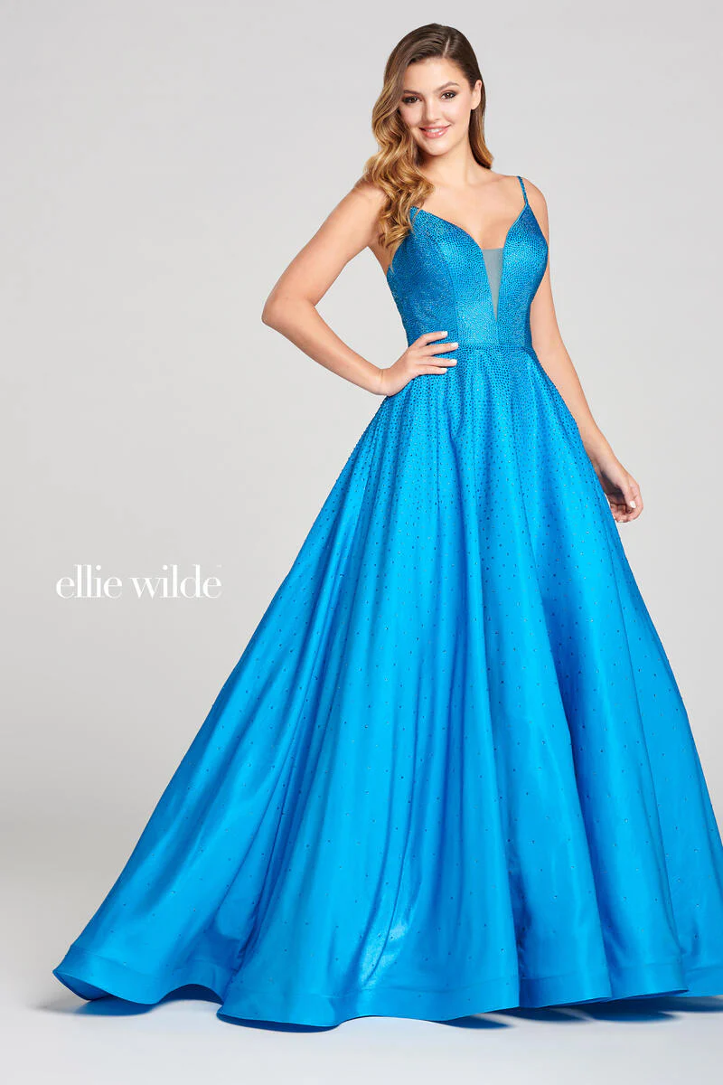 Ellie Wilde Long Jersey Ball Gown EW121005 - Image 6