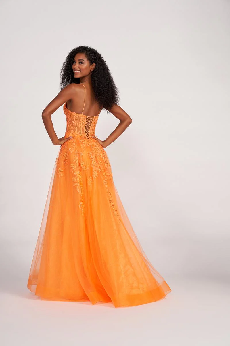 Ellie Wilde Corset Bodice Ball Gown Prom Dress EW34036 - Image 3