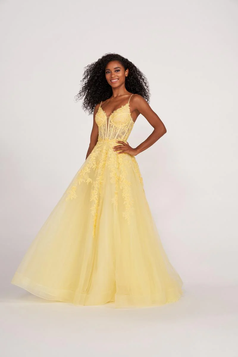Ellie Wilde Corset Bodice Ball Gown Prom Dress EW34036 - Image 7