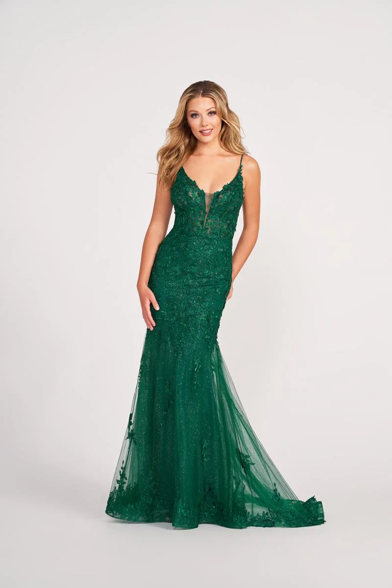 Ellie Wilde Sleeveless Trumpet Prom Dress EW34067 - Image 7