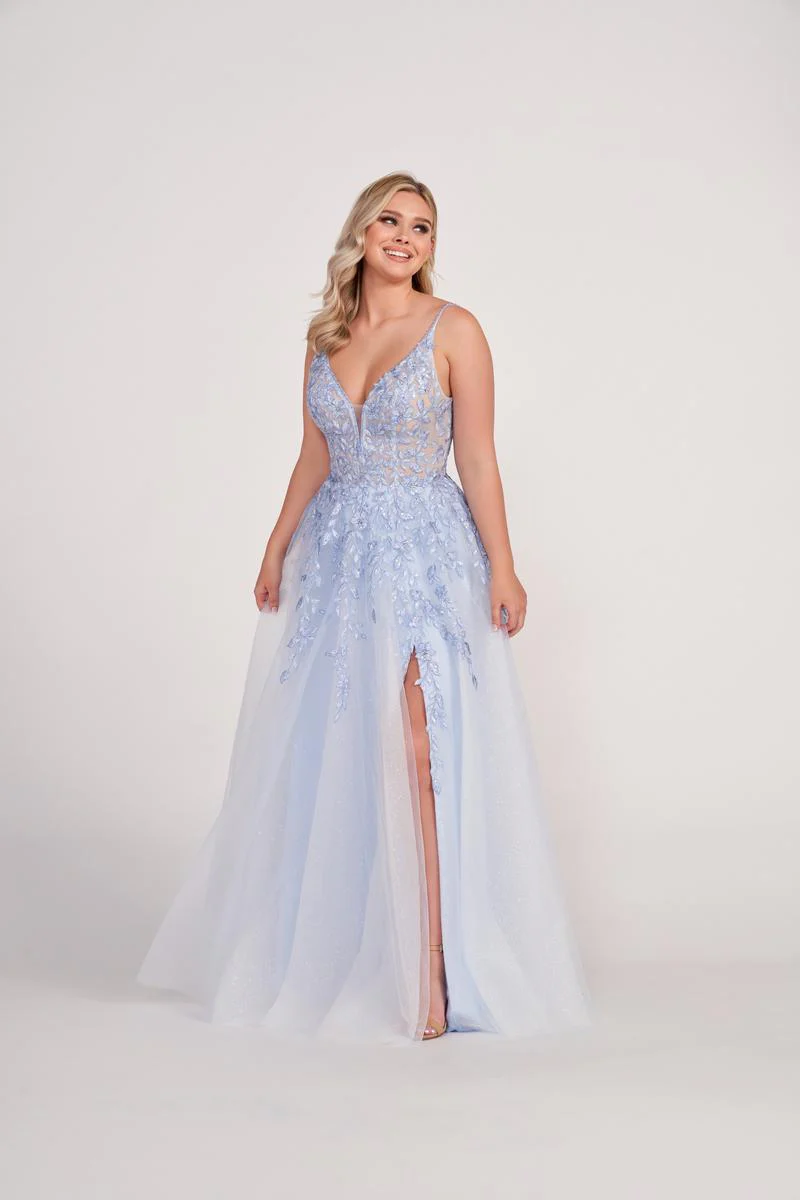 Ellie Wilde Sleeveless Long Prom Dress EW34089 - Image 5