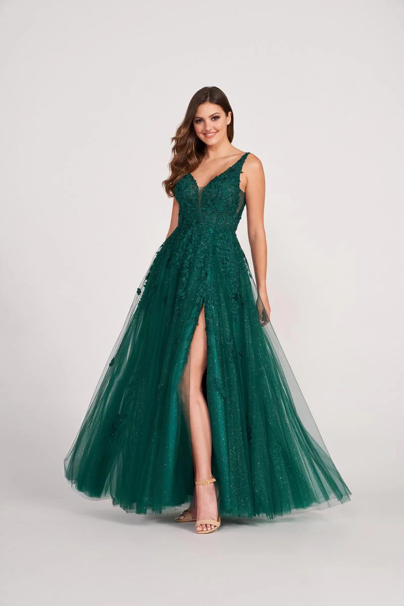 Ellie Wilde Sleeveless A-Line Prom Dress EW34103 - Image 4