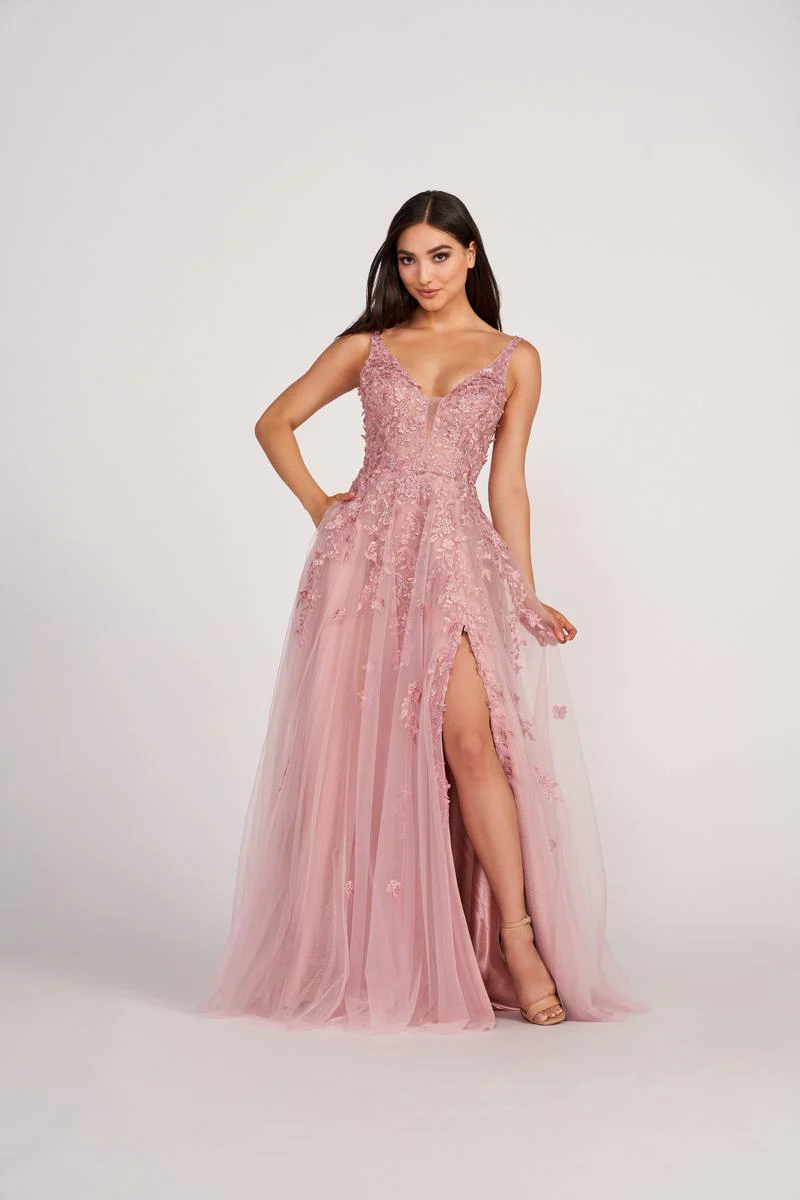 Ellie Wilde Sleeveless A-Line Prom Dress EW34103 - Image 6