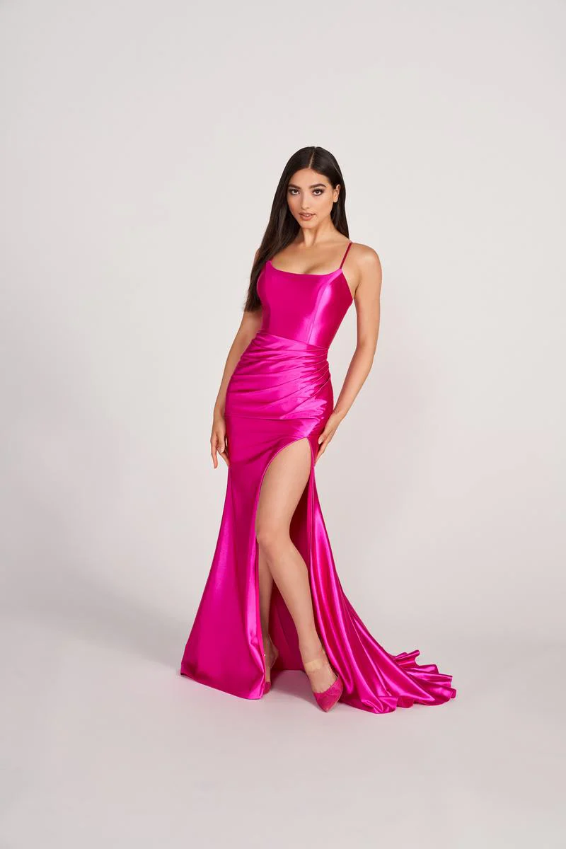 Ellie Wilde Long Fit and Flare Prom Dress EW34120 - Image 2