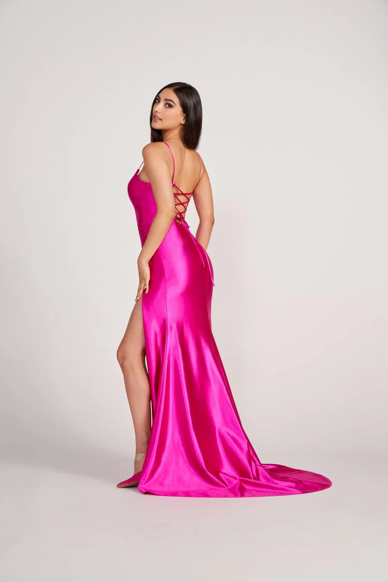 Ellie Wilde Long Fit and Flare Prom Dress EW34120 - Image 3