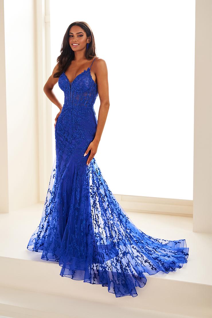 Ellie Wilde Mermaid Corset Lace Prom Dress EW35010 - Image 10