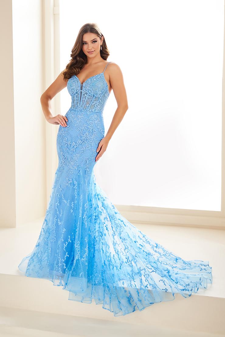 Ellie Wilde Mermaid Corset Lace Prom Dress EW35010 - Image 9