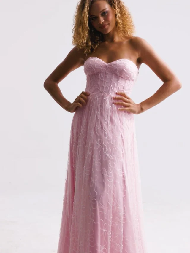 Faviana A-Line Corset Prom Dress 11418 - Image 5