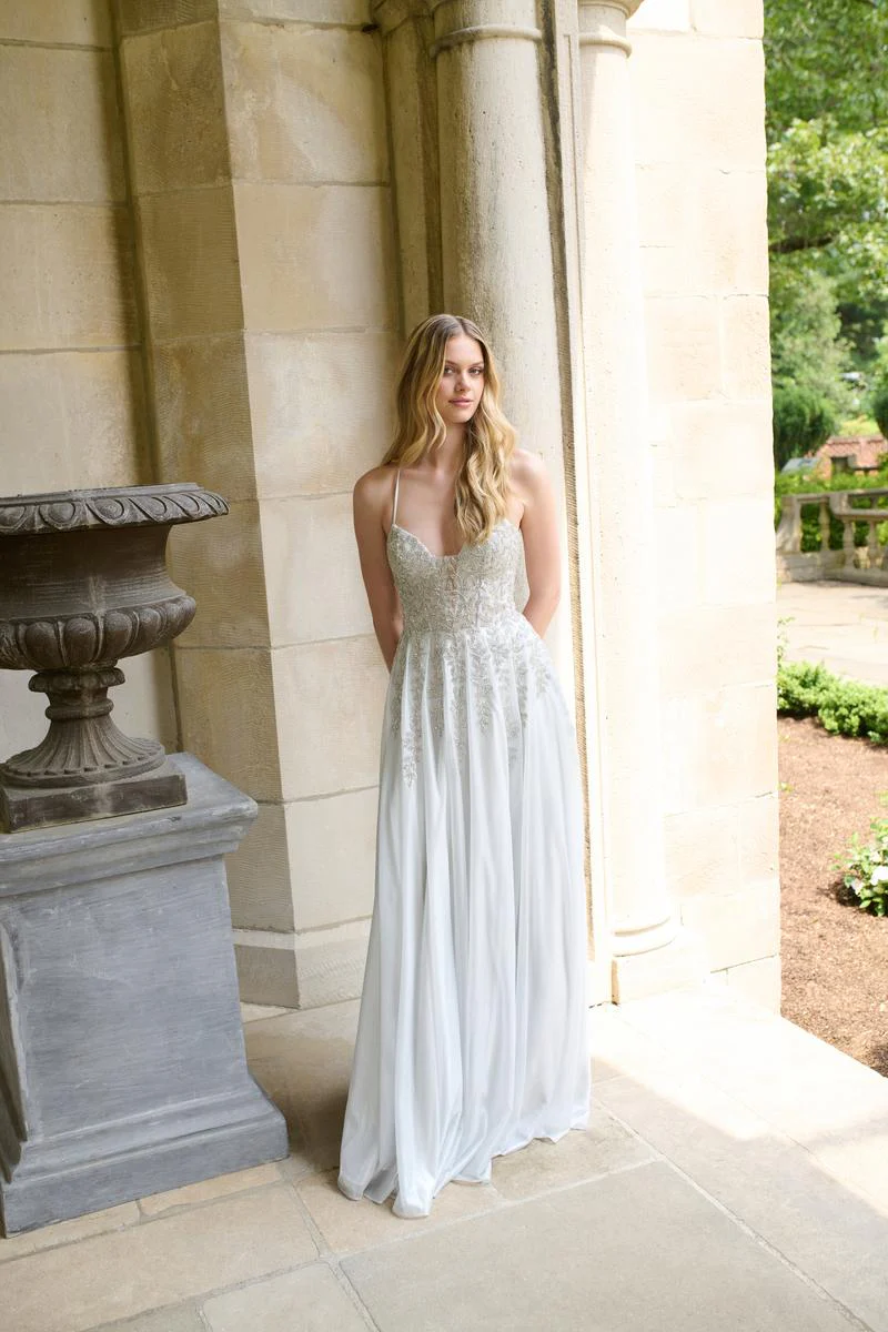 Faviana A-Line Plunging Prom Dress 11449 - Image 5