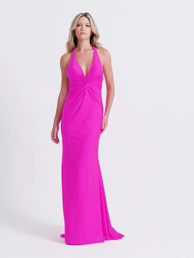 Faviana Jersey Halter Prom Dress 11014
