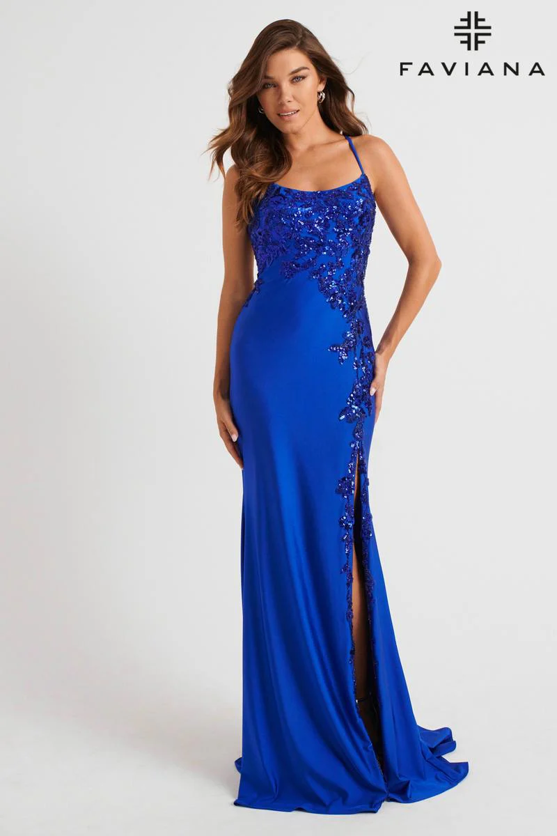 Faviana Asymmetrical Prom Dress 11017