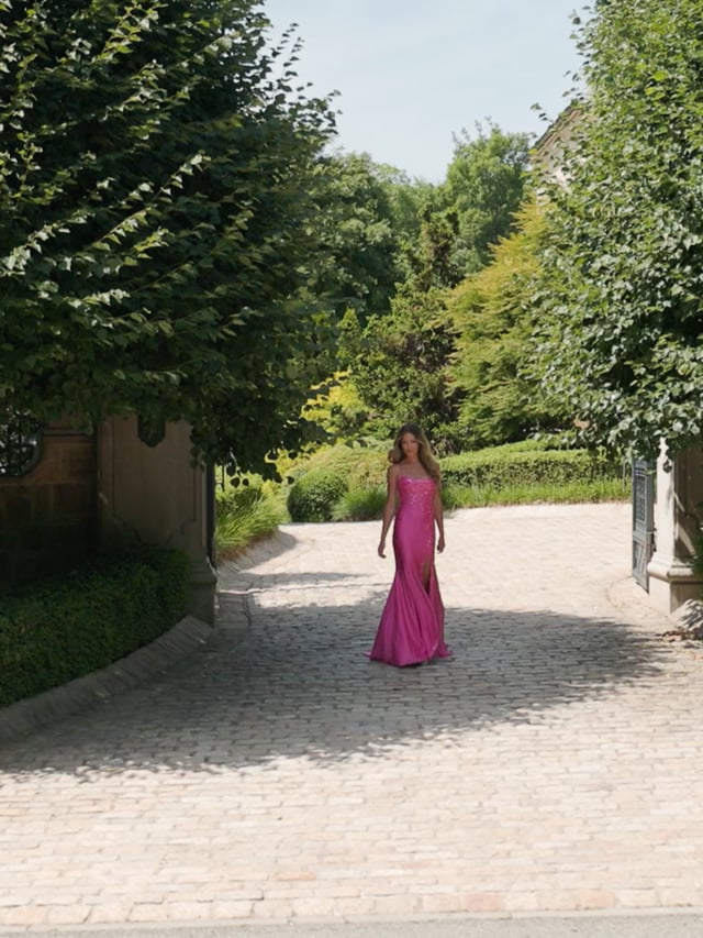 Faviana Asymmetrical Prom Dress 11017 - Image 13