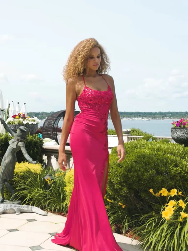 Faviana Asymmetrical Prom Dress 11017 - Image 7