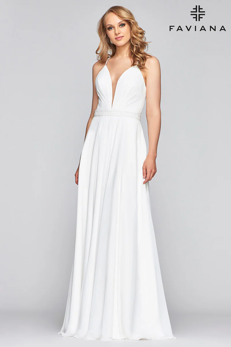 Faviana Glamour Dress S10435 - Image 5