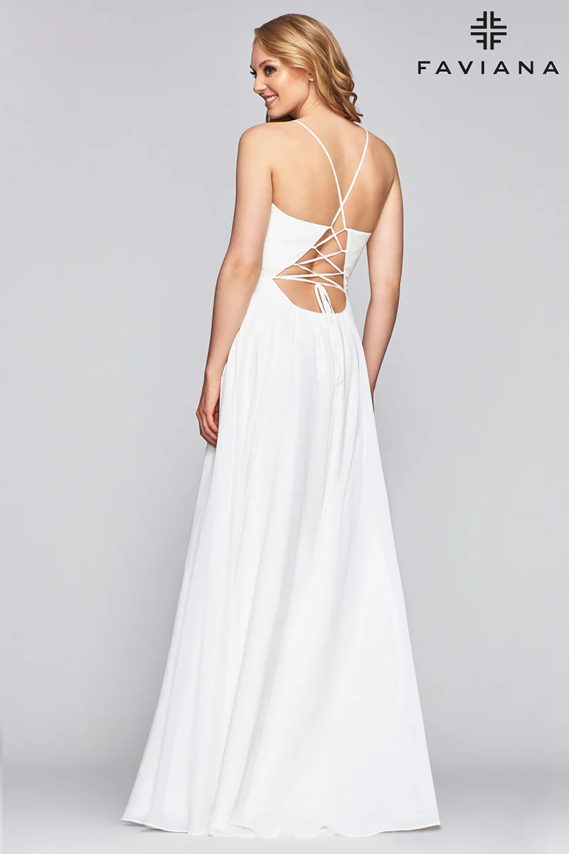 Faviana Glamour Dress S10435 - Image 6