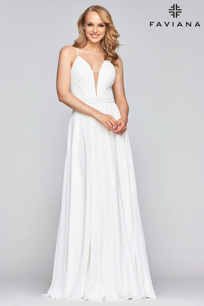 Faviana Glamour Dress S10435 - Image 7