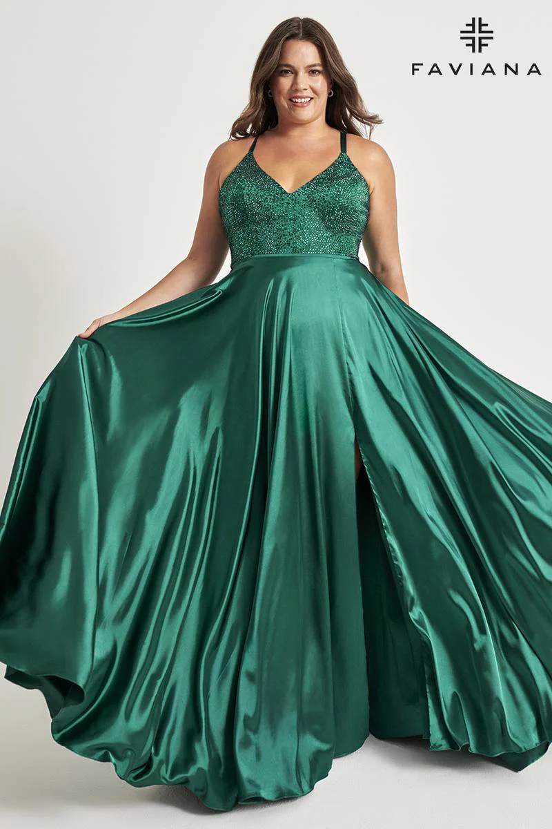 Faviana Plus Sizes Dress 9524 - Image 6
