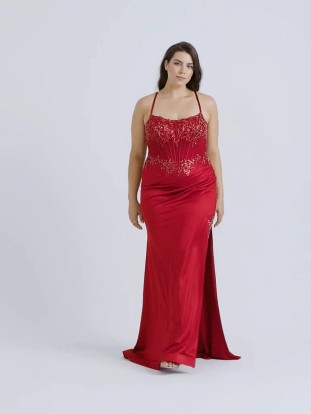 Faviana Plus Sizes Dress 9569 - Image 6