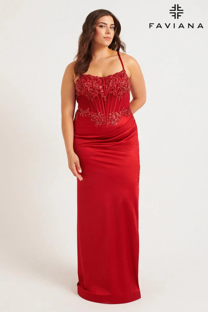 Faviana Plus Sizes Dress 9592