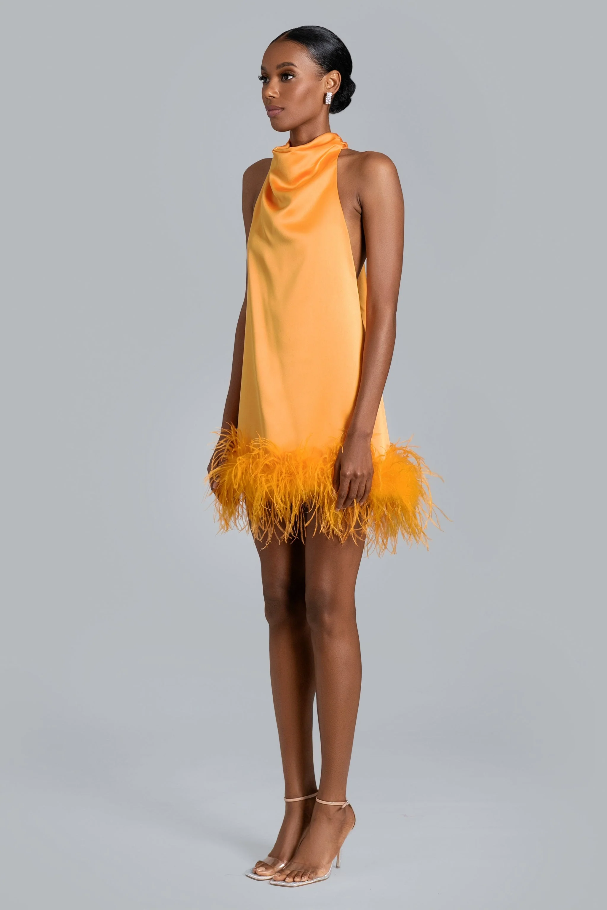Ghrail "Nolita" Satin Mini Dress G011 - Image 2